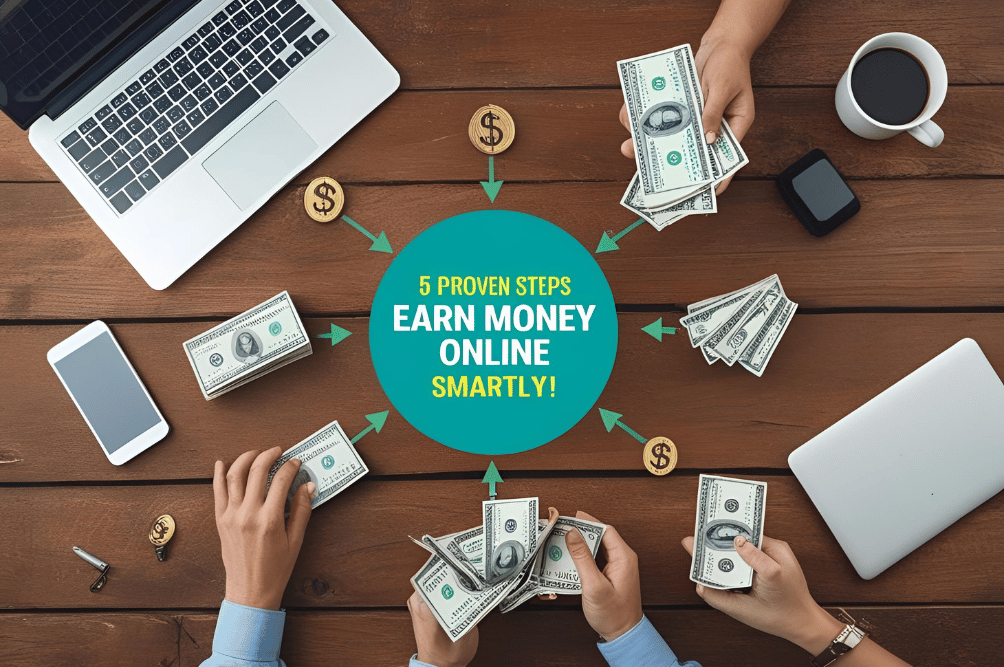 5 Proven Steps to Earn Money Online Smartly