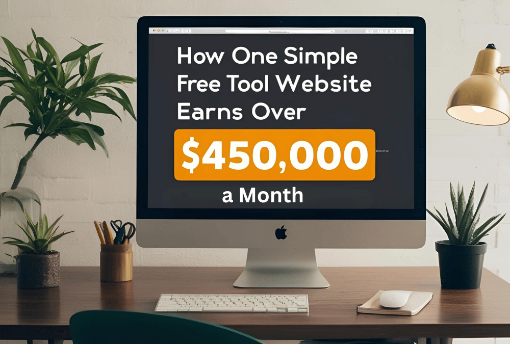 How One Simple Free Tool Website Earns Over $450,000 a Month