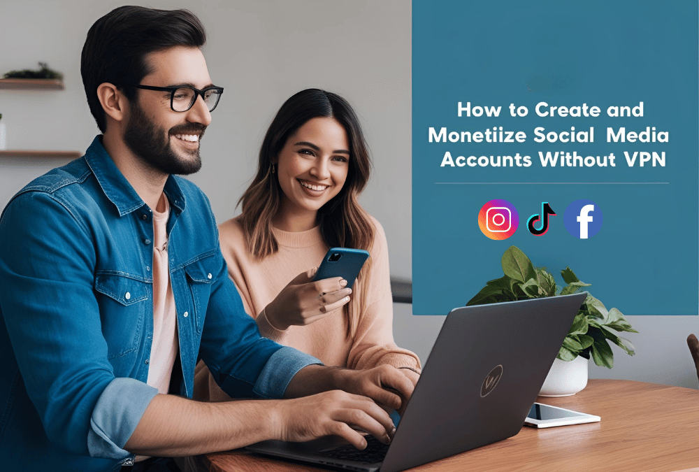 How to Create and Monetize Social Media Accounts Using a Secure Browser Without VPN