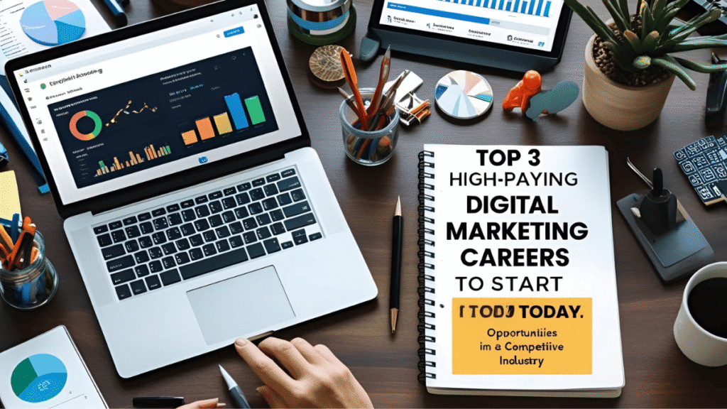 Top 3 High-Paying Digital Marketing Careers to Start Today
