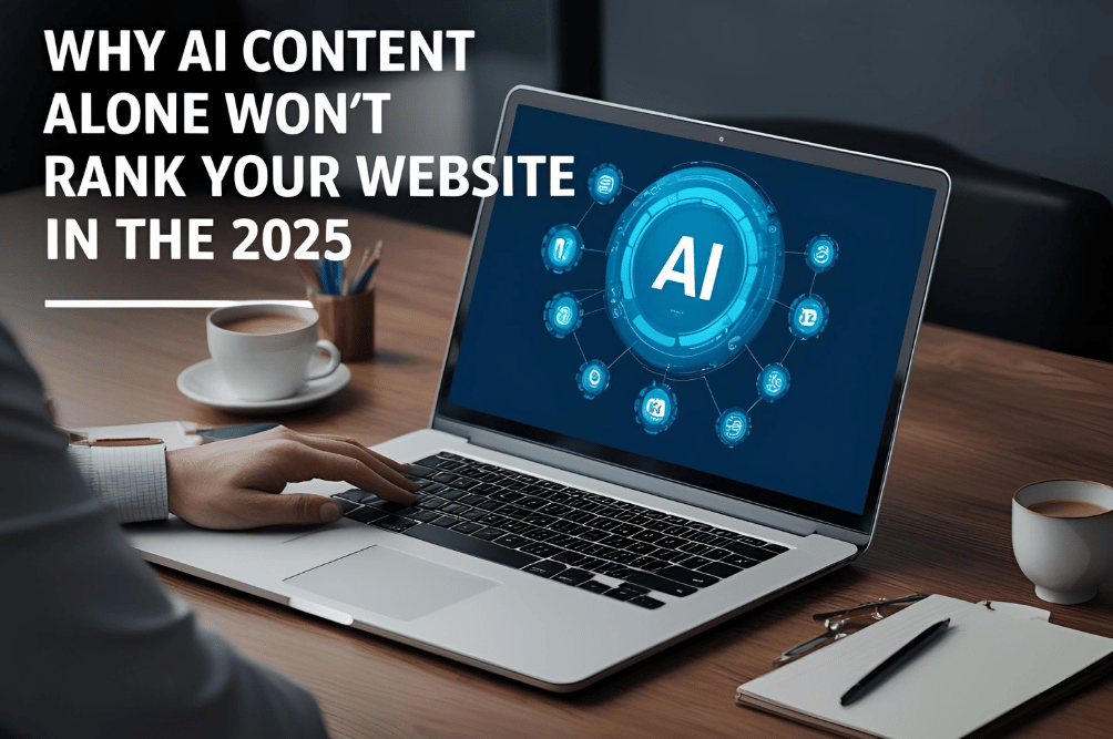 Why AI Content Alone Won’t Rank Your Website in 2025: The 4 SEO Strategies That Matter